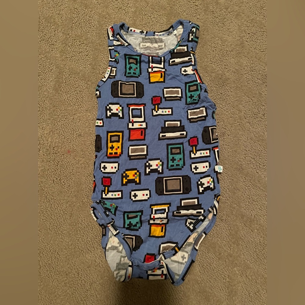 Posh Peanut EUC 2T Game Over Tank Bodysuit